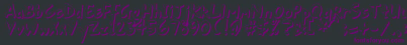 GortFhs Font – Purple Fonts on Black Background