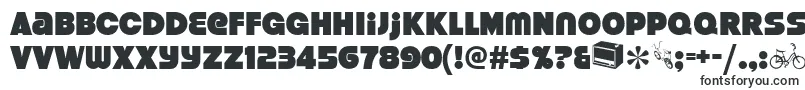 Шрифт Strenuous – многолинейные шрифты