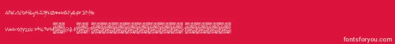 More about Specialcase Font Specialcase Font – Pink Fonts on Red Background