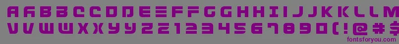 Defconzerotitle Font – Purple Fonts on Gray Background