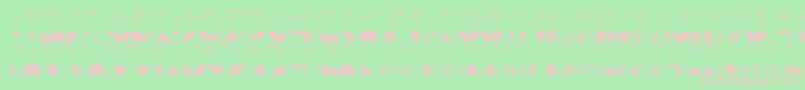 Friendlyfiredust Font – Pink Fonts on Green Background