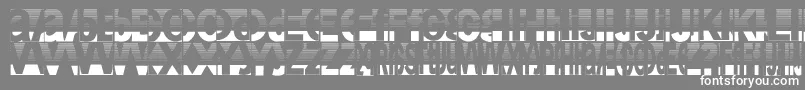 Friendlyfiredust Font – White Fonts on Gray Background