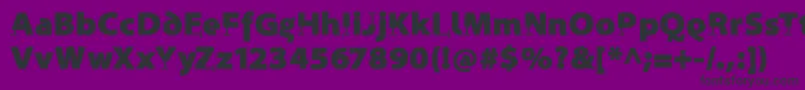 ProthesisBlack Font – Black Fonts on Purple Background