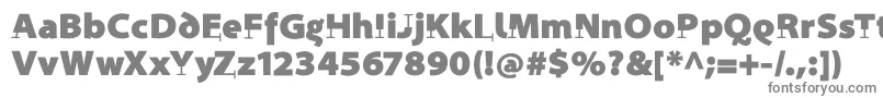 ProthesisBlack Font – Gray Fonts on White Background