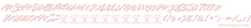 Racefeverbrushpersonal Font – Pink Fonts