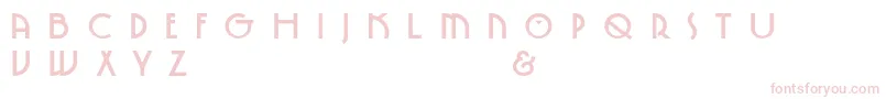 SpringgardenBo Font – Pink Fonts on White Background