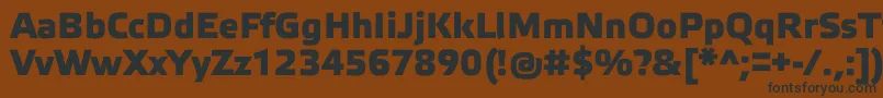 ElektraMediumProBold Font – Black Fonts on Brown Background