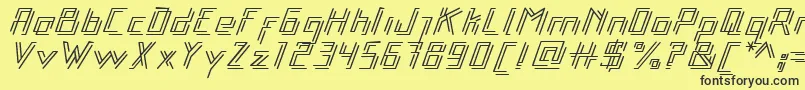 Libre Font – Black Fonts on Yellow Background