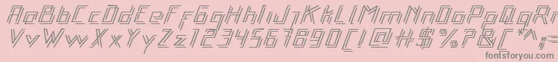 Libre Font – Gray Fonts on Pink Background