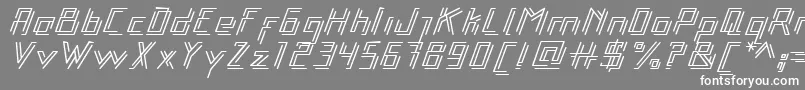 Шрифт Libre – белые шрифты на сером фоне