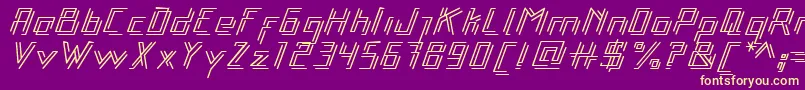 Libre Font – Yellow Fonts on Purple Background