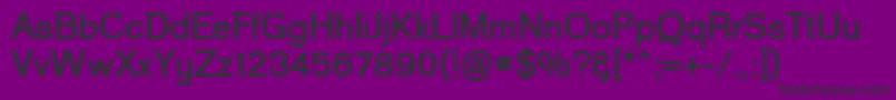 フォントGoulongBold – 紫の背景に黒い文字