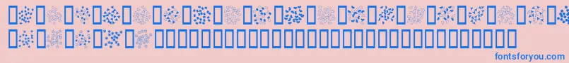 Lisätietoja Confetti-fontista Confetti-fontti – siniset fontit vaaleanpunaisella taustalla