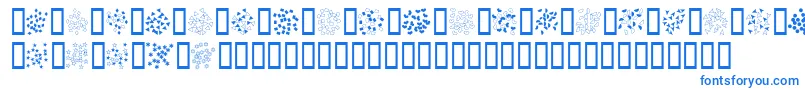 Lisätietoja Confetti-fontista Confetti-fontti – siniset fontit