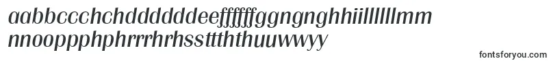 Шрифт GrenobleserialItalic – валлийские шрифты