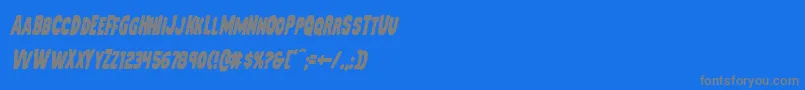 En savoir plus sur la police Mysterymobilecondital Police Mysterymobilecondital – polices grises sur fond bleu