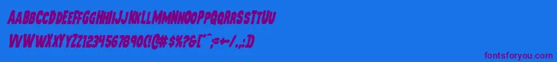Подробнее о шрифте Mysterymobilecondital Шрифт Mysterymobilecondital – фиолетовые шрифты на синем фоне
