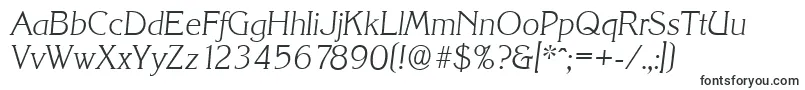 KorinthserialXlightItalic Font – Fonts Starting with K