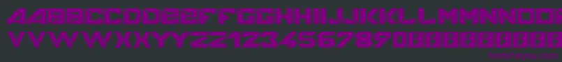Bigmacca Font – Purple Fonts on Black Background
