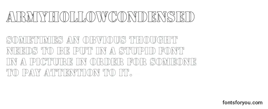 Police ArmyHollowCondensed