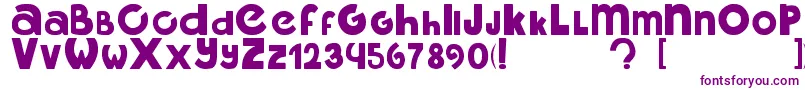 MidoIgual Font – Purple Fonts on White Background