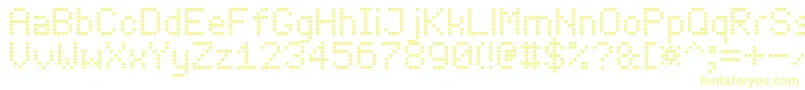 LedBoard7 Font – Yellow Fonts