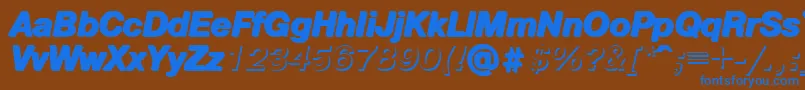 Подробнее о шрифте Pgsi Шрифт Pgsi – синие шрифты на коричневом фоне