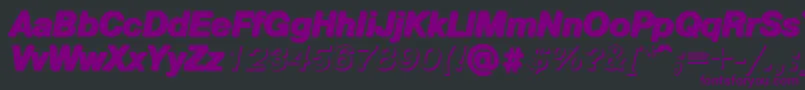 Подробнее о шрифте Pgsi Шрифт Pgsi – фиолетовые шрифты на чёрном фоне
