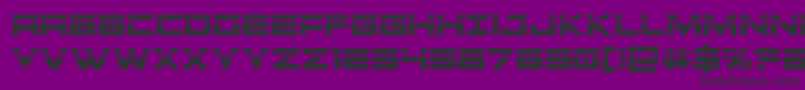 Шрифт Montroclaser – чёрные шрифты на фиолетовом фоне