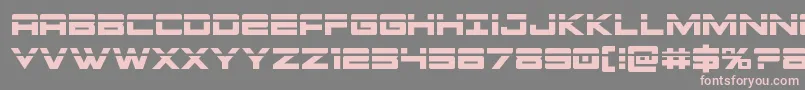 Шрифт Montroclaser – розовые шрифты на сером фоне