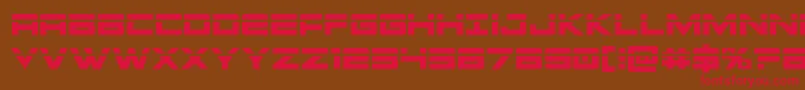 Montroclaser Font – Red Fonts on Brown Background