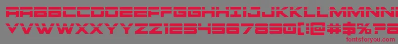 Montroclaser Font – Red Fonts on Gray Background