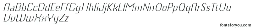 ChiqReducedLightitalic Font – Italic Fonts