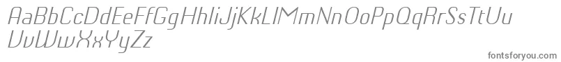 ChiqReducedLightitalic-fontti – harmaat fontit