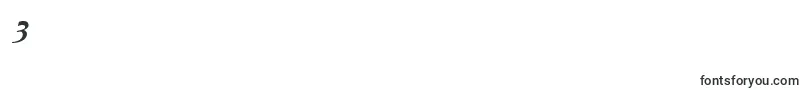 フォントNewbaskervilleodttBolditalic – フォント数字3