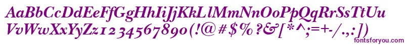 NewbaskervilleodttBolditalic Font – Purple Fonts