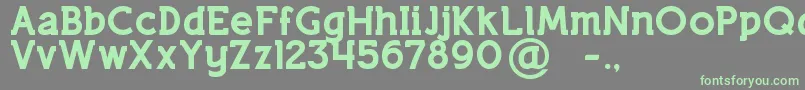 Подробнее о шрифте LifestyleRoundedM54 Шрифт LifestyleRoundedM54 – зелёные шрифты на сером фоне