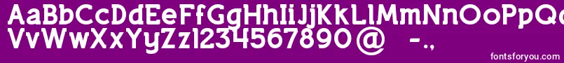 フォントLifestyleRoundedM54 – 紫の背景に白い文字