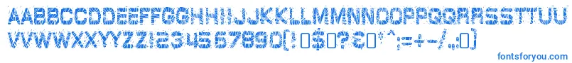 fuente GlazkrakRegular – Fuentes Azules