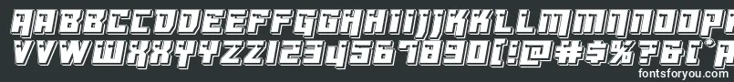 Dangerbotpunch-Schriftart – Weiße Schriften