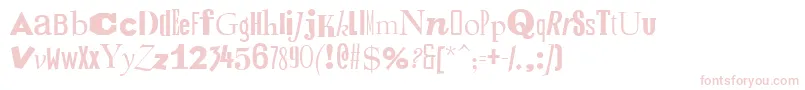 RansomItalic Font – Pink Fonts on White Background
