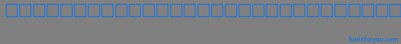 フォントFt59 – 灰色の背景に青い文字