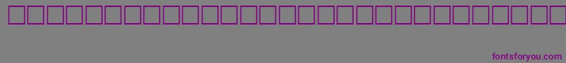 Ft59-Schriftart – Violette Schriften auf grauem Hintergrund