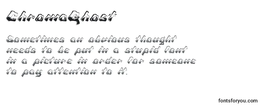 Review of the ChromaGhost Font