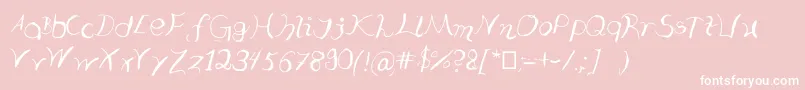 フォントTypooo – ピンクの背景に白い文字