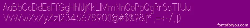 fuente GrutchgroteskshadedCondensedlight – Fuentes Rosadas Sobre Fondo Morado