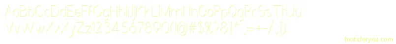 GrutchgroteskshadedCondensedlight Font – Yellow Fonts