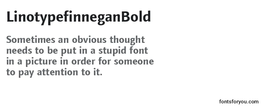LinotypefinneganBold-fontti
