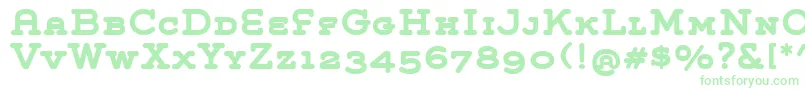 GroverSlabCapsBold Font – Green Fonts
