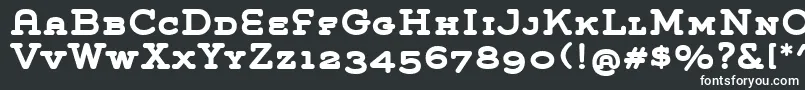 GroverSlabCapsBold Font – White Fonts